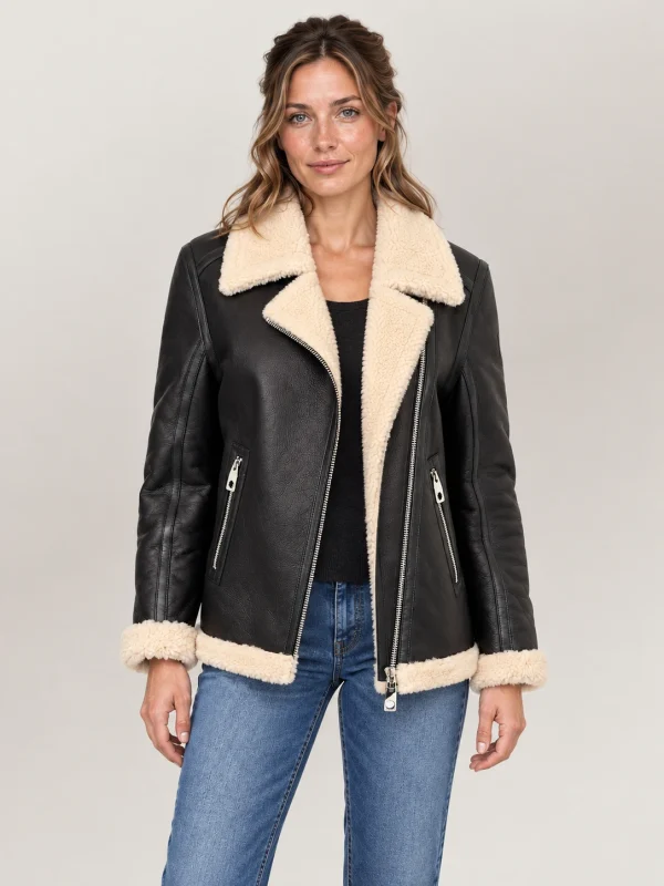 Women's Virden Shearling Leather Jacket