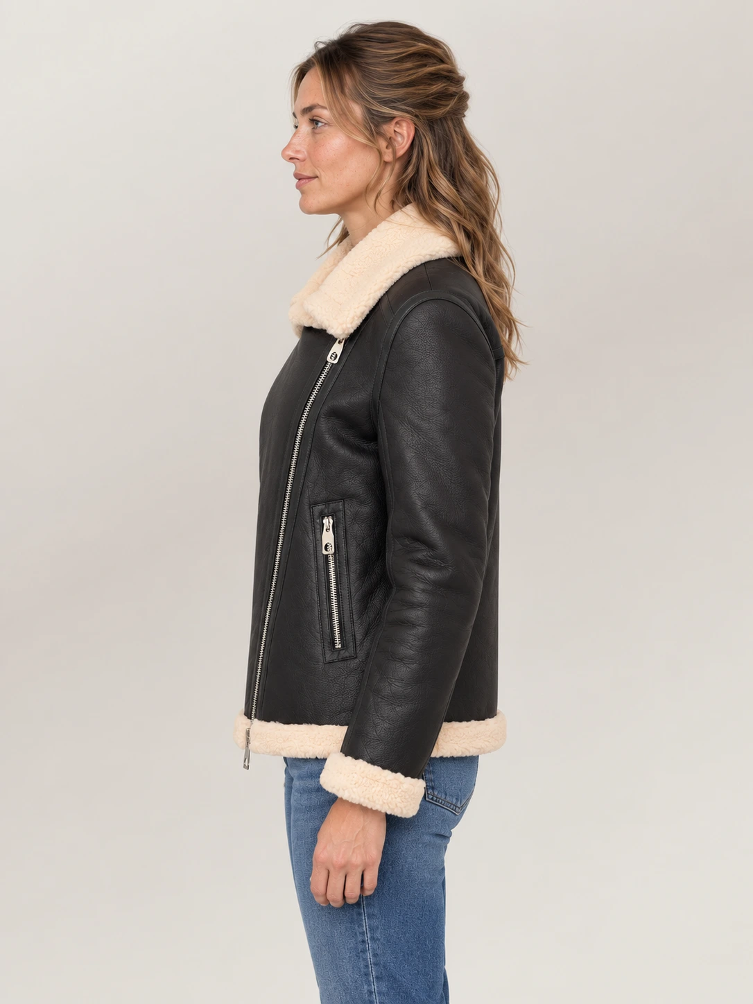 Women's Virden Shearling Leather Jacket