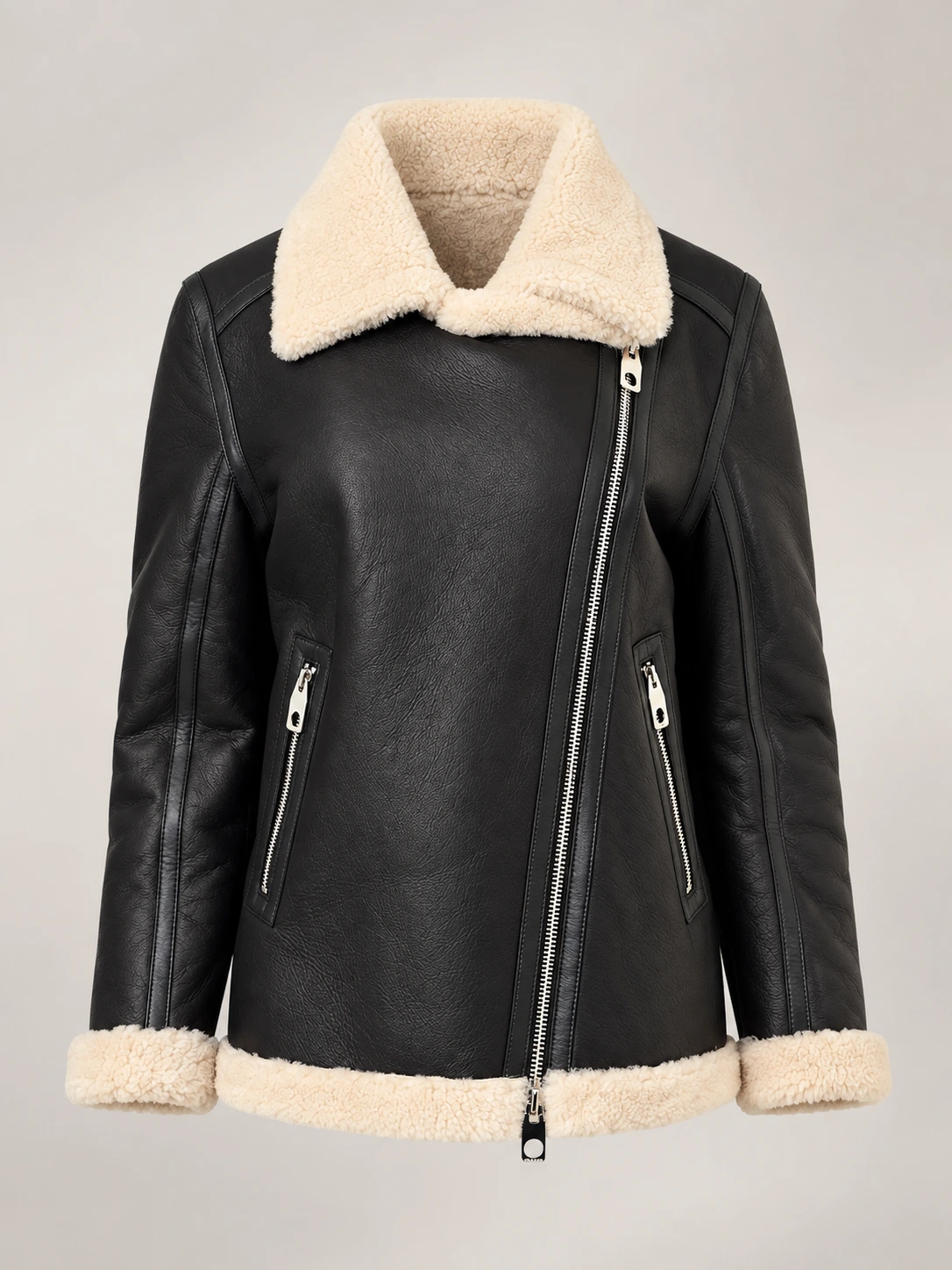 Women's Virden Shearling Leather Jacket