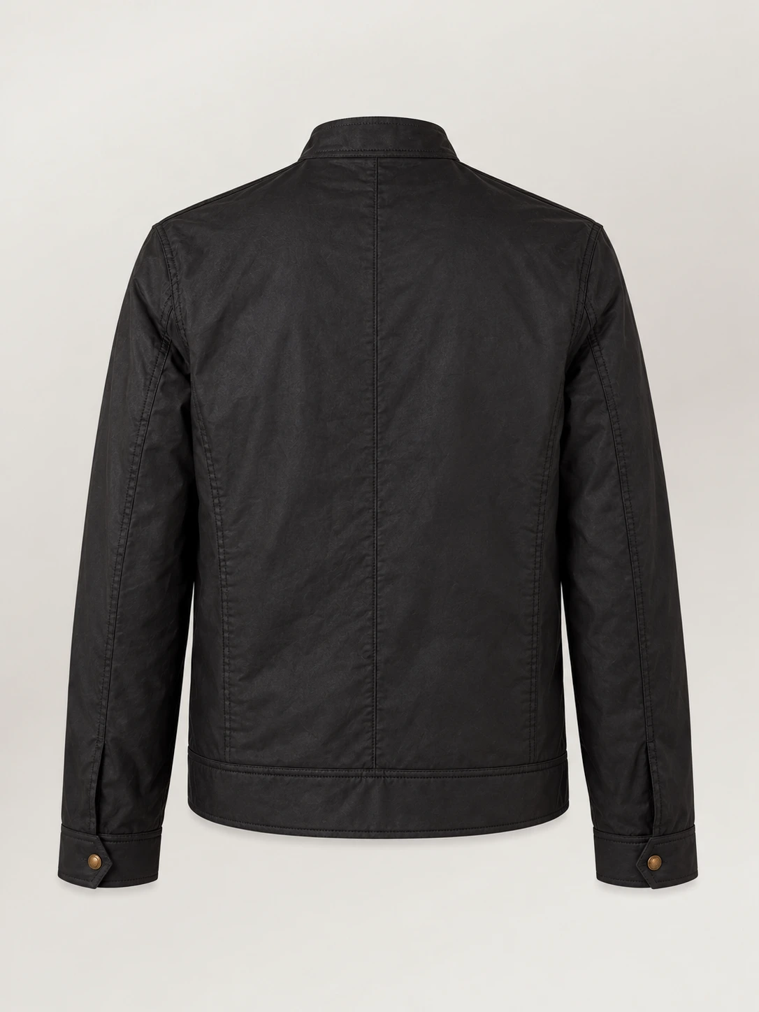 Men's Black Waxed Cotton Sideline Jacket