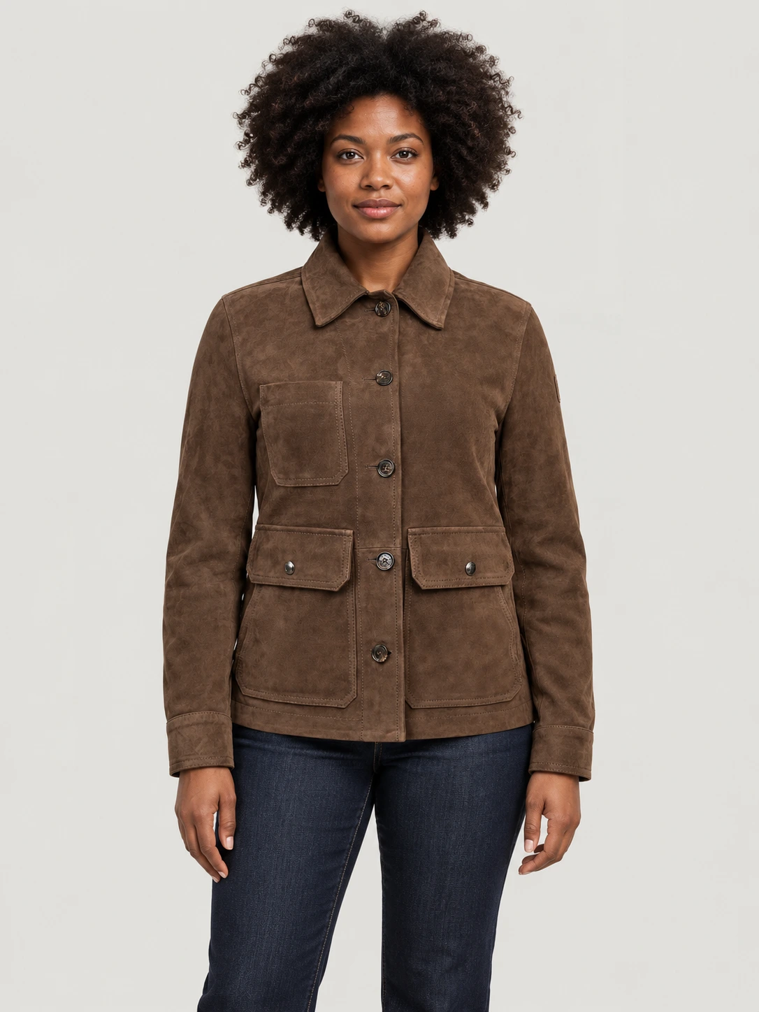 Women's Suede Trail Leather Jacket