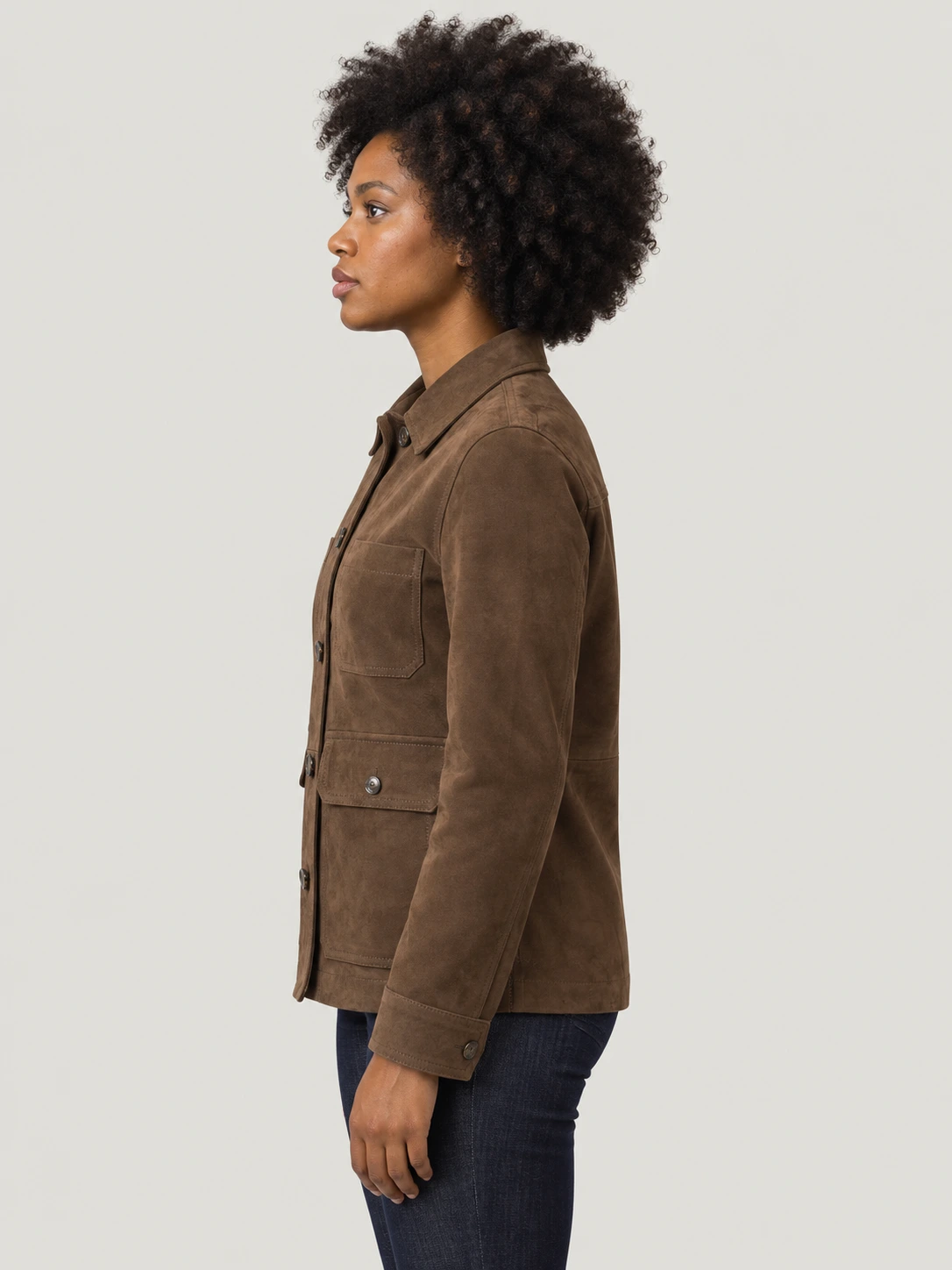 Women's Suede Trail Leather Jacket
