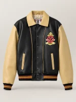 Women's Avirex Cheif High Hawk Varsity Leather Jacket