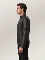 Men's VanGaurd Motorcyle Leather Jacket