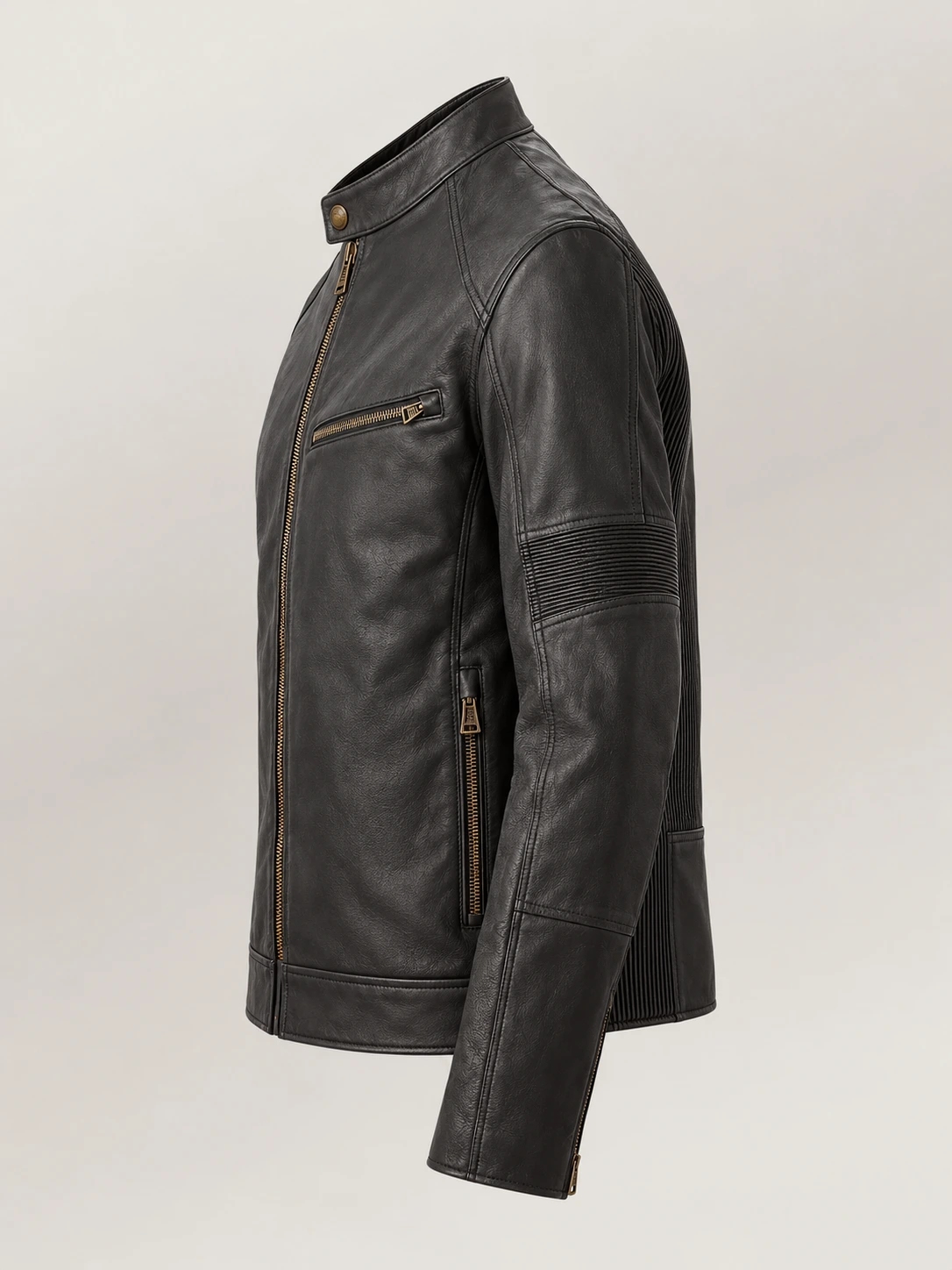 Men's VanGaurd Motorcyle Leather Jacket