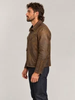 Men's Vintage Brown Leather Jacket