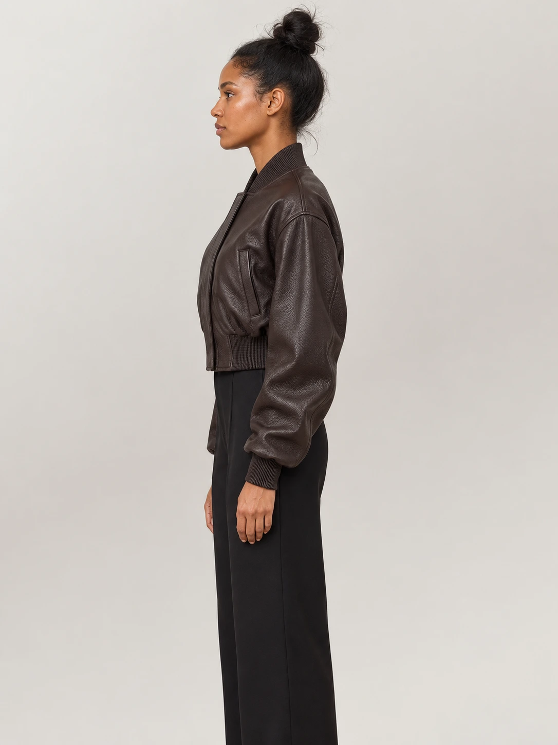 Women's Noland Sheepskin Flight Leather Jacket