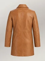 Men's Sicilia Tan Leather Coat