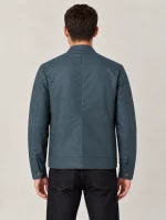 Men's Petrol Waxed Cotton Sideline Jacket