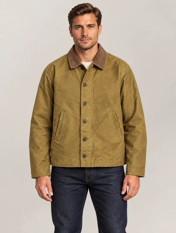 Men's Silo Corduroy Collar Bower Deck Jacket