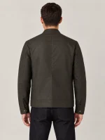 Men's Faded Olive Waxed Cotton Sideline Jacket