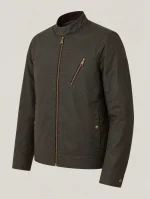 Men's Faded Olive Waxed Cotton Sideline Jacket