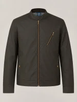Men's Faded Olive Waxed Cotton Sideline Jacket