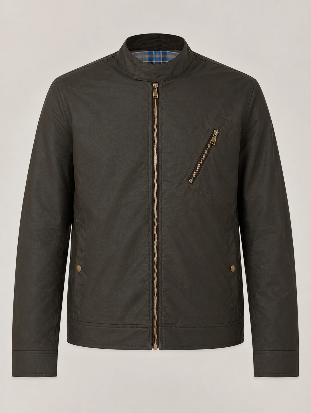 Men's Faded Olive Waxed Cotton Sideline Jacket