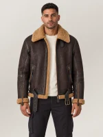 Men's Shearling Welder leather Jacket