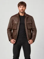 Men's Competitor Leather Jacket