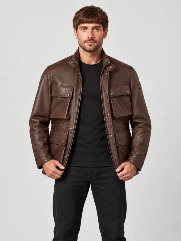 Men's Competitor Leather Jacket