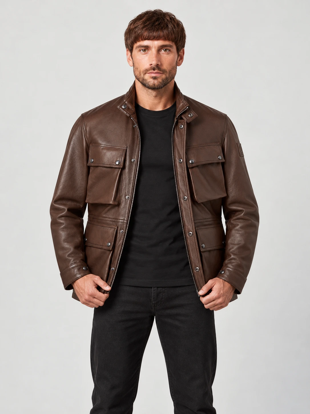 Men's Competitor Leather Jacket
