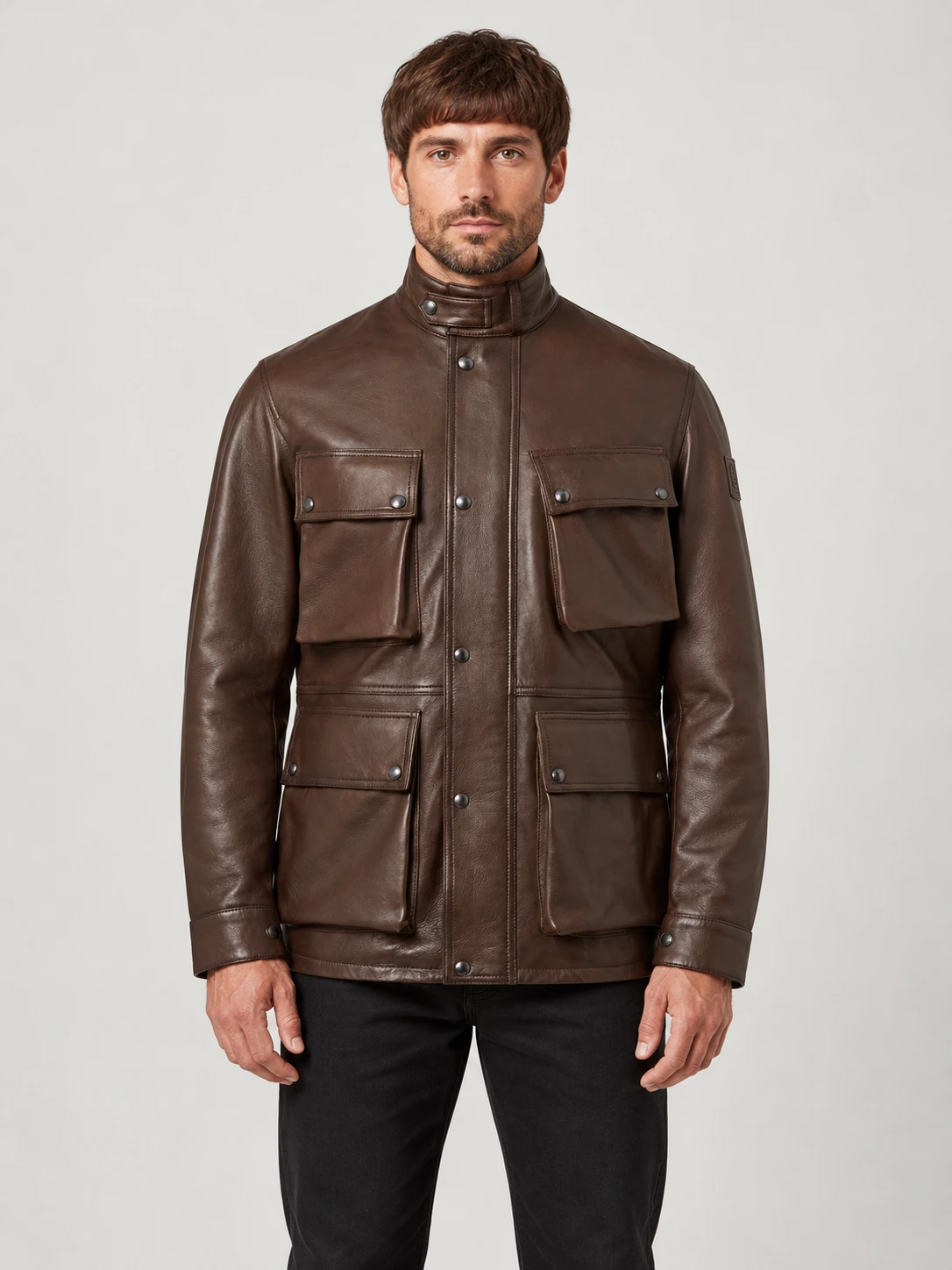 Men's Competitor Leather Jacket