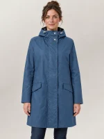Women's Mid Blue Clancy Parka Coat