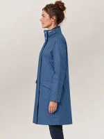 Women's Mid Blue Clancy Parka Coat