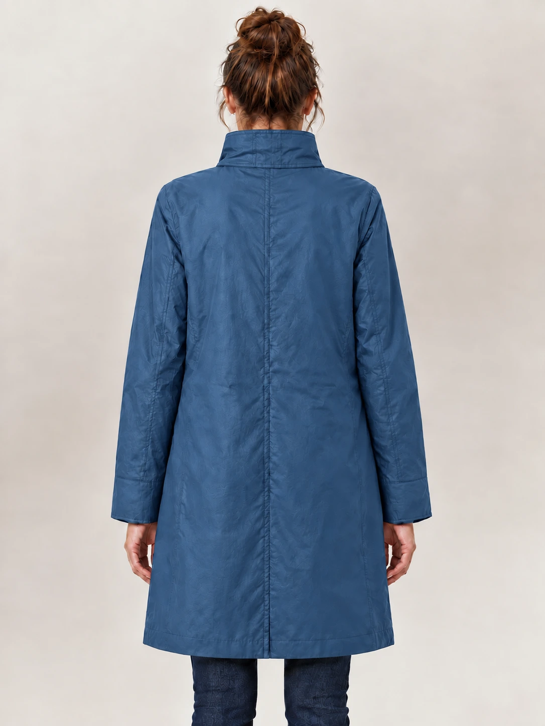 Women's Mid Blue Clancy Parka Coat