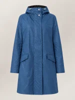 Women's Mid Blue Clancy Parka Coat