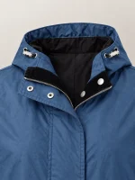 Women's Mid Blue Clancy Parka Coat