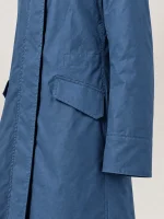 Women's Mid Blue Clancy Parka Coat
