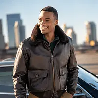 Men' Fur Leather Jackets