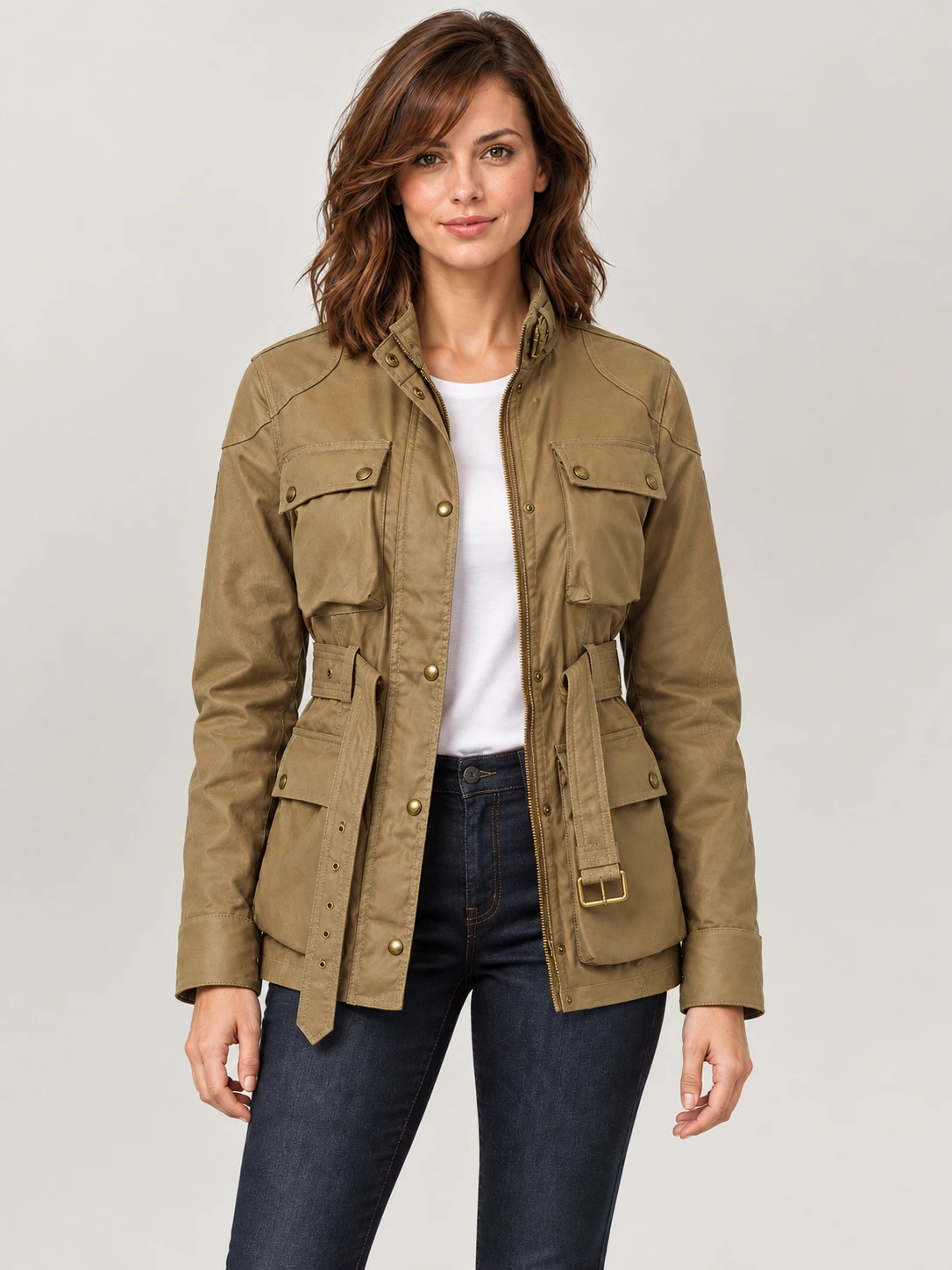 Women’s Trialmaster Cotton Jacket In Dark Dune