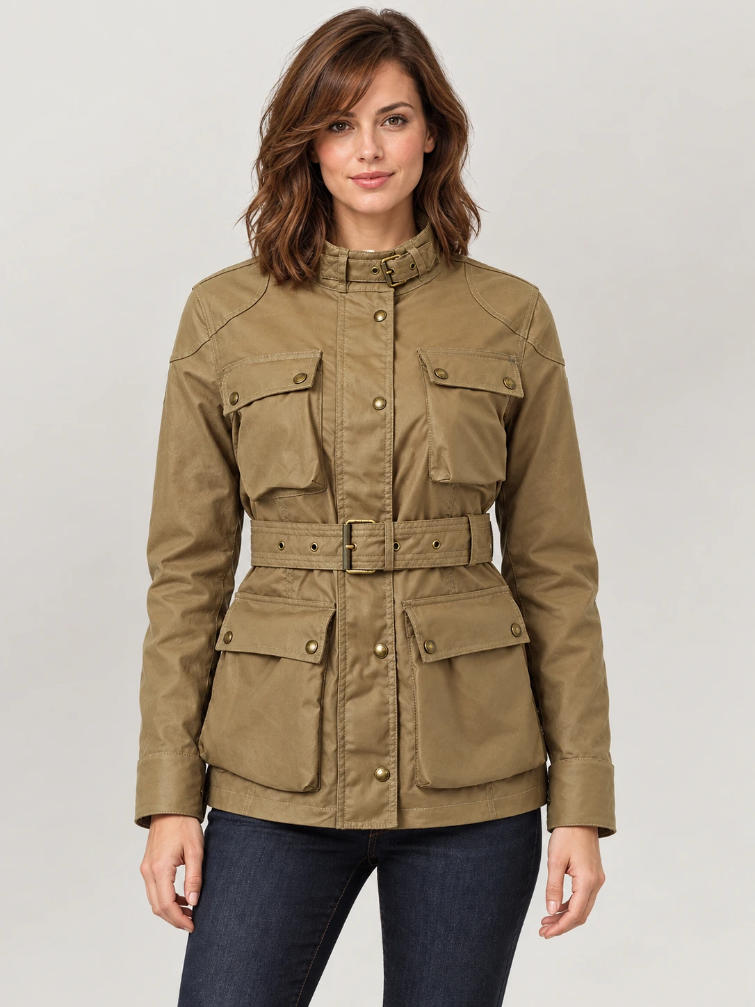 Women’s Trialmaster Cotton Jacket In Dark Dune